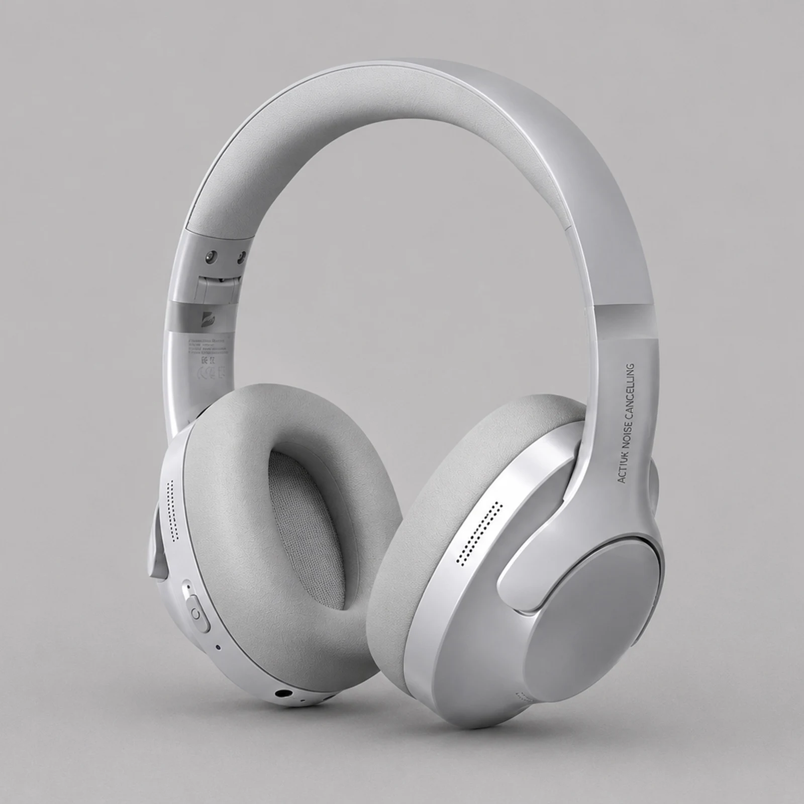 Беспроводные накладные наушники Stereo Ultra ANC, BT 5.4, ANC/ENC, 500мАч, серебристый, Deppa