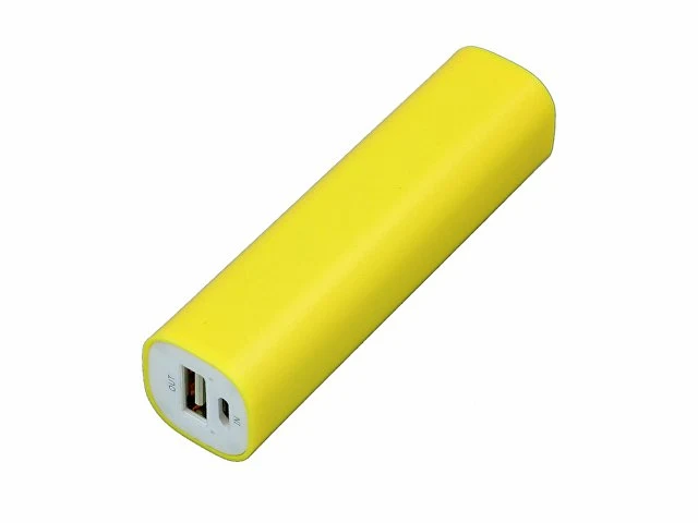 PB030 Универсальное зарядное устройство power bank  прямоугольной формы. 2200MAH. Желтый