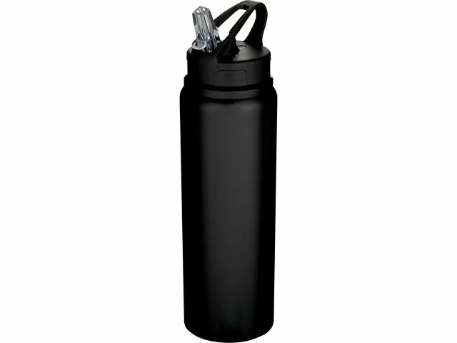 Одностенная бутылка для воды Fits/Фитц, изготовленная из нержавеющей стали, сертифицированной по стандарту RCS, объемом 800 мл - Черный