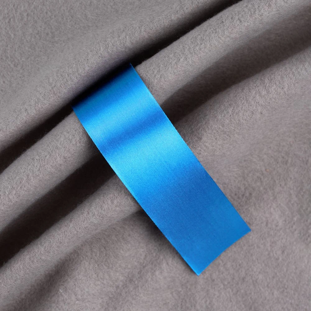Лента сатиновая Satin 35 S, голубая, 10 см