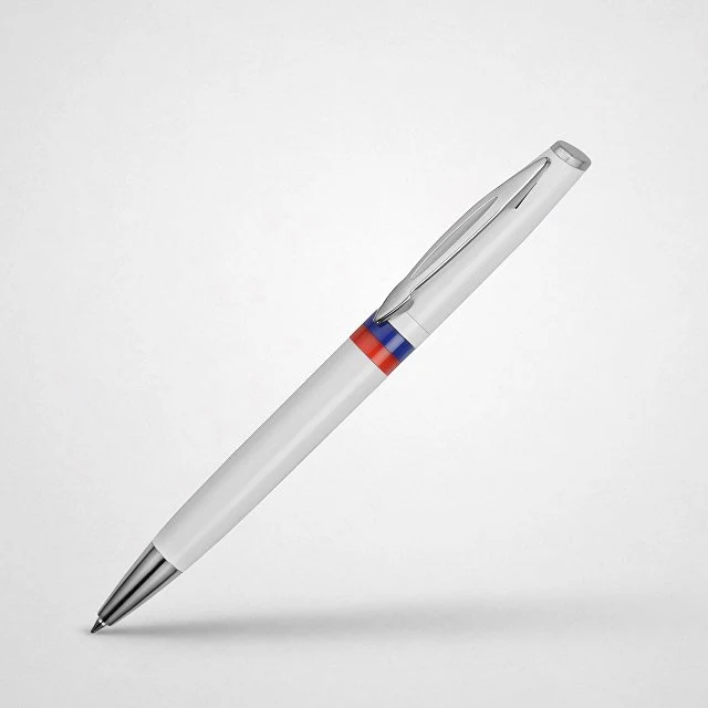 Ручка шариковая "Отчизна", белый/триколор