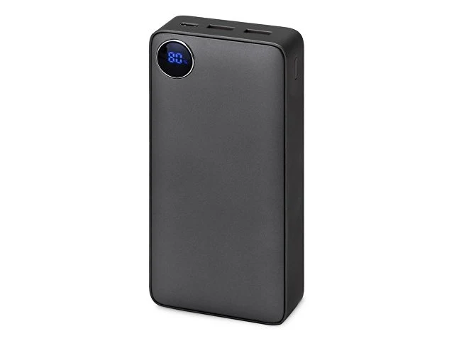 Внешний аккумулятор «Mild Pro» c быстрой зарядкой QC/PD, 20 000 mAh, серый (Р)