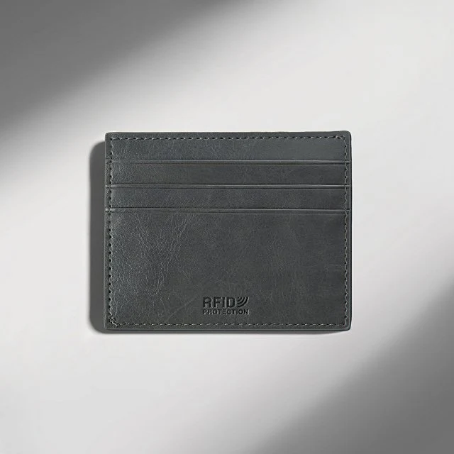 Картхолдер для 6 пластиковых карт с RFID-защитой "Fabrizio", серый