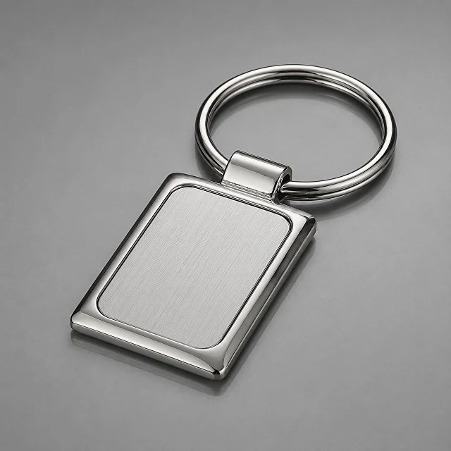 Брелок «Квадро», серебристый