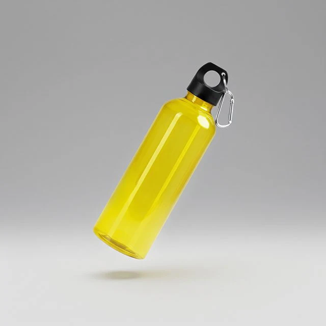 Бутылка из пластика FLANKER, желтый