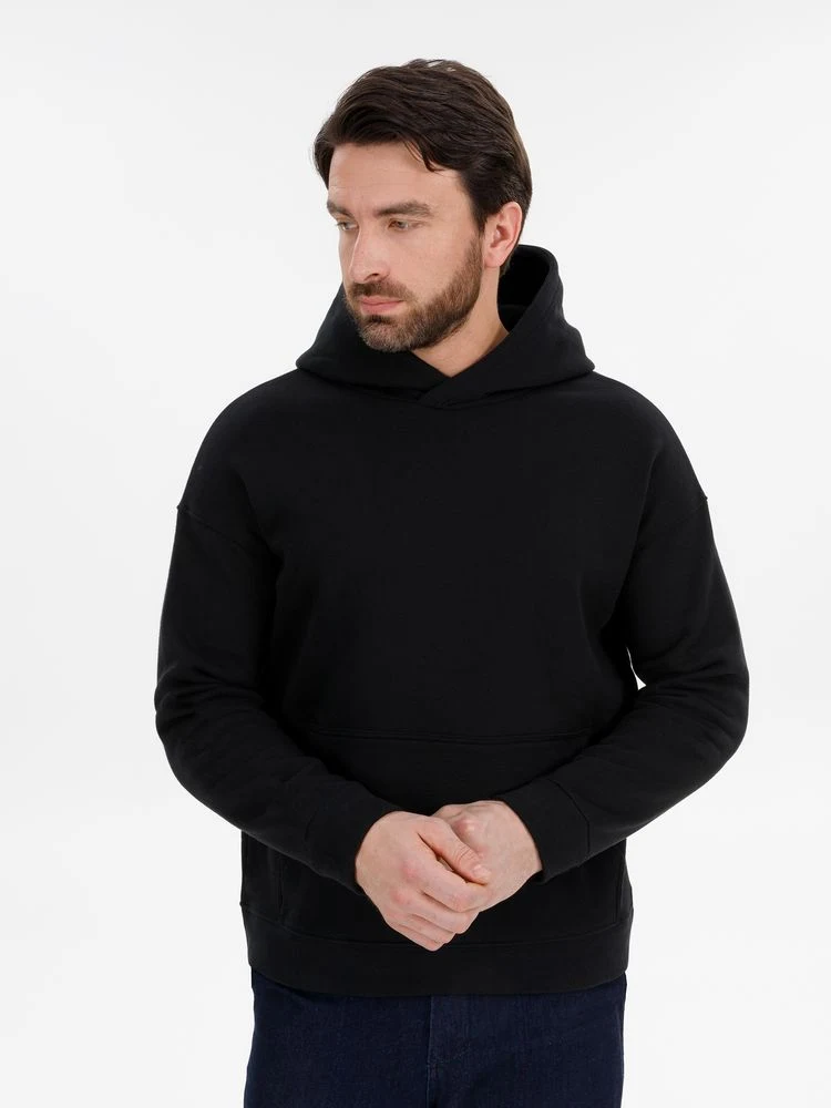 Худи оверсайз унисекс Snuggie, черное, размер M/L