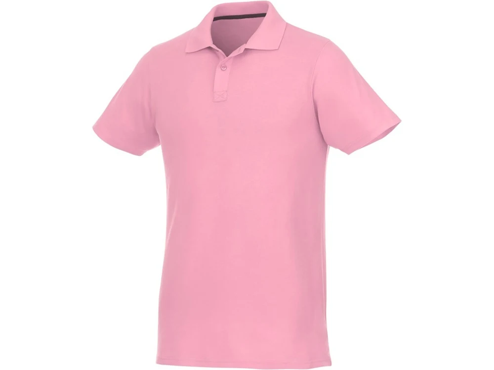 Мужское поло Helios с коротким рукавом, light pink, светло-розовый