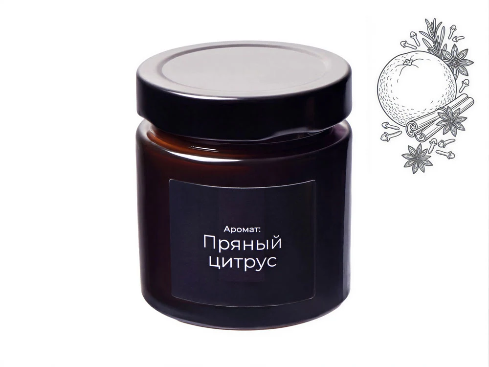 Свеча ароматическая «Noella», пряный цитрус