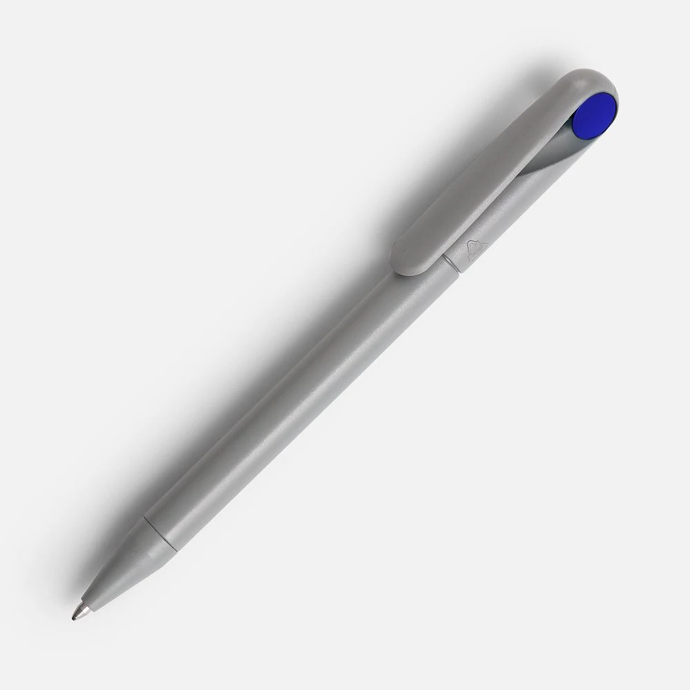 Ручка шариковая Prodir DS1 TMM Dot, серая с синим