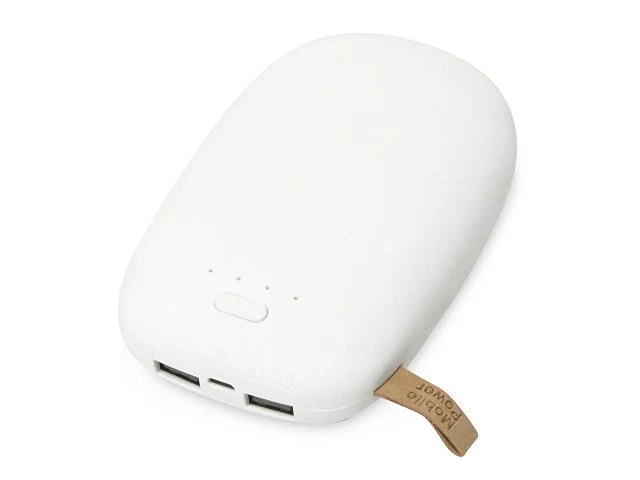 Внешний аккумулятор в форме камня «Stone», 10400 mAh, белый