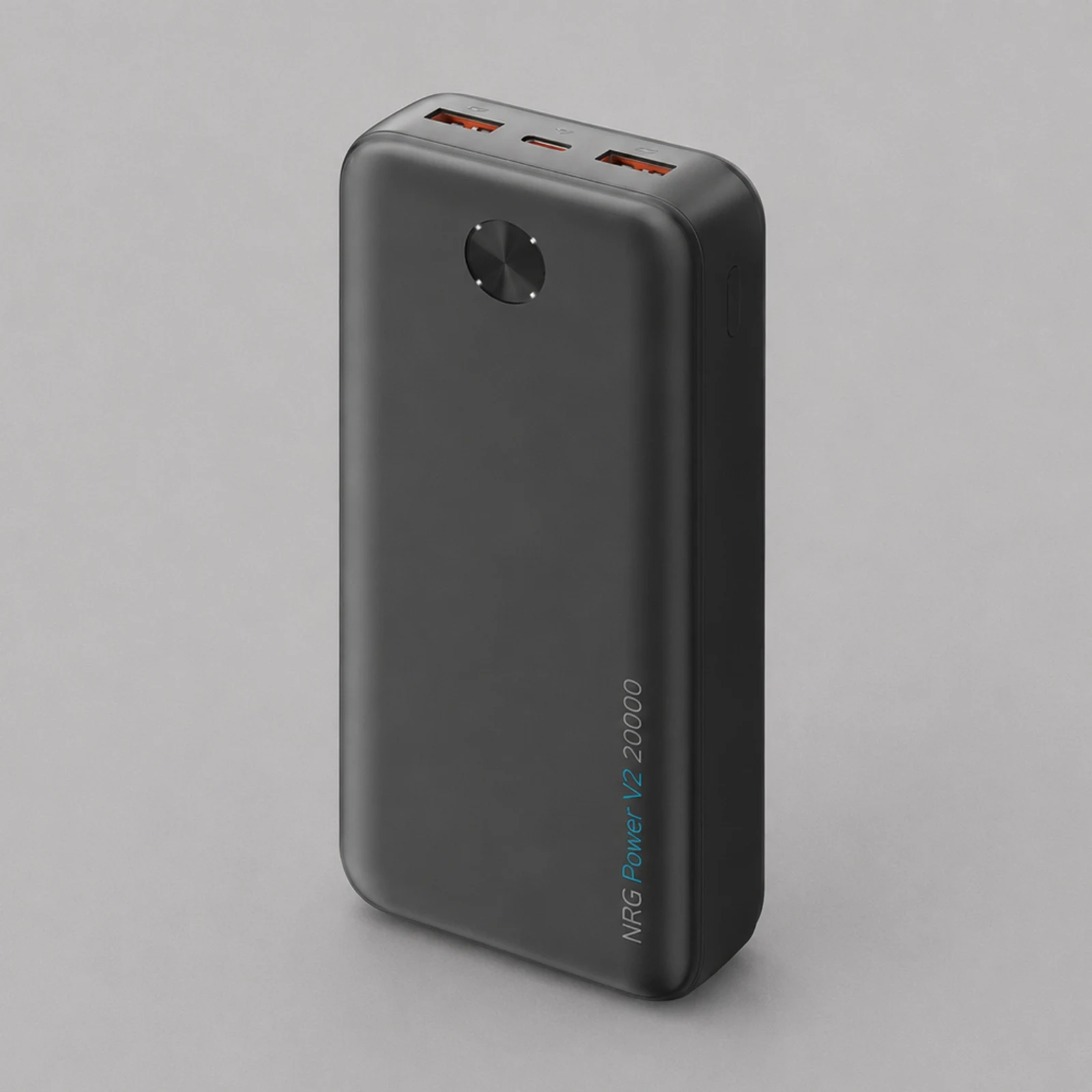 Внешний АКБ NRG Power V2 20000 мА-ч, 2A, 2xUSB, черный, Deppa