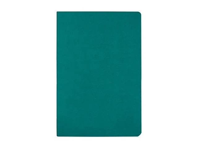 Бизнес тетрадь А5 "Megapolis flex" 60 л. soft touch клетка, морская волна