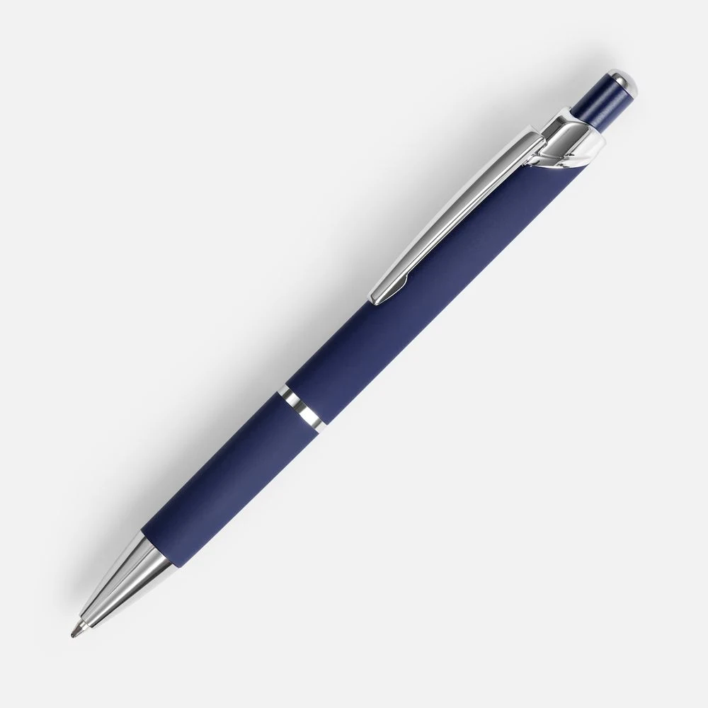Ручка шариковая Chromos Soft Touch, синяя