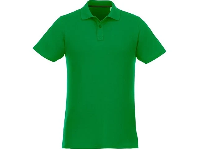 Мужское поло Helios с коротким рукавом, fern green, ярко-зеленый