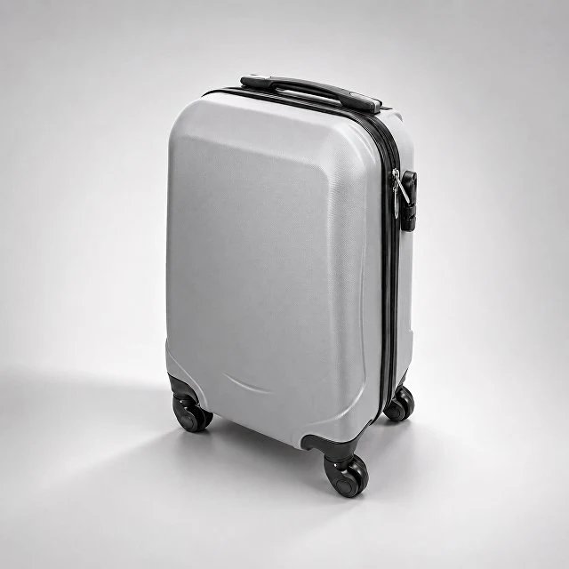 Чемодан Travel, светло-серый