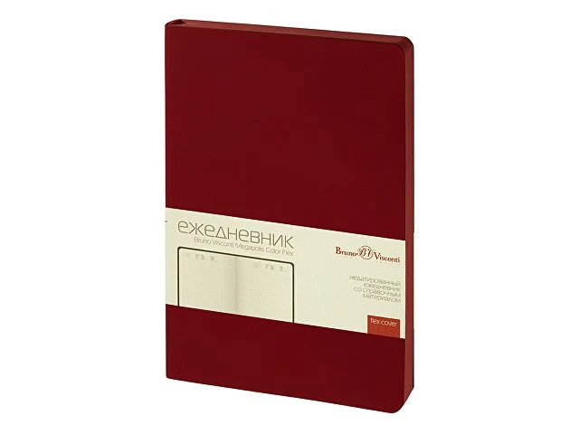 Ежедневник недатированный А5 "Megapolis Color Flex New", бордовый