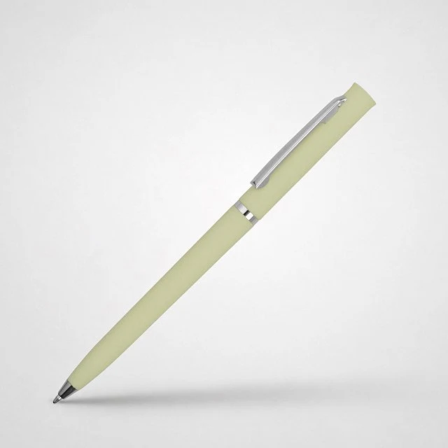 Ручка пластиковая шариковая «Navi» soft-touch, оливковый