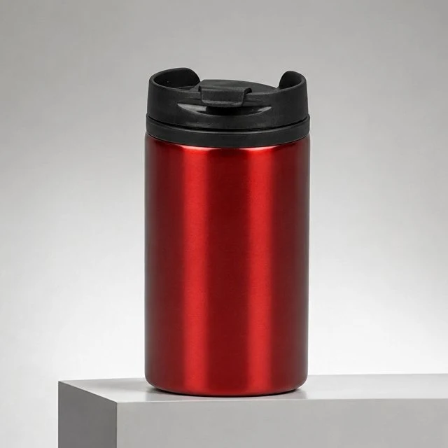Термокружка "Jar" 250 мл, красный (P)