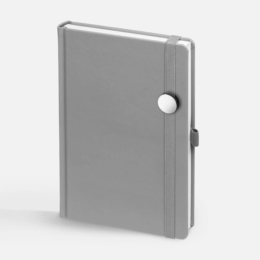 Ежедневник Favor Metal, недатированный, серый