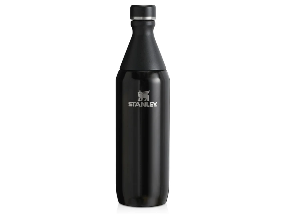 Бутылка для воды Stanley All Day Slim объемом 600 мл - черный глянцевый