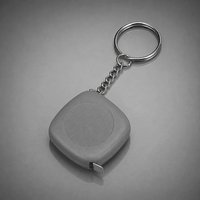 Брелок-рулетка 1м "Block", серый
