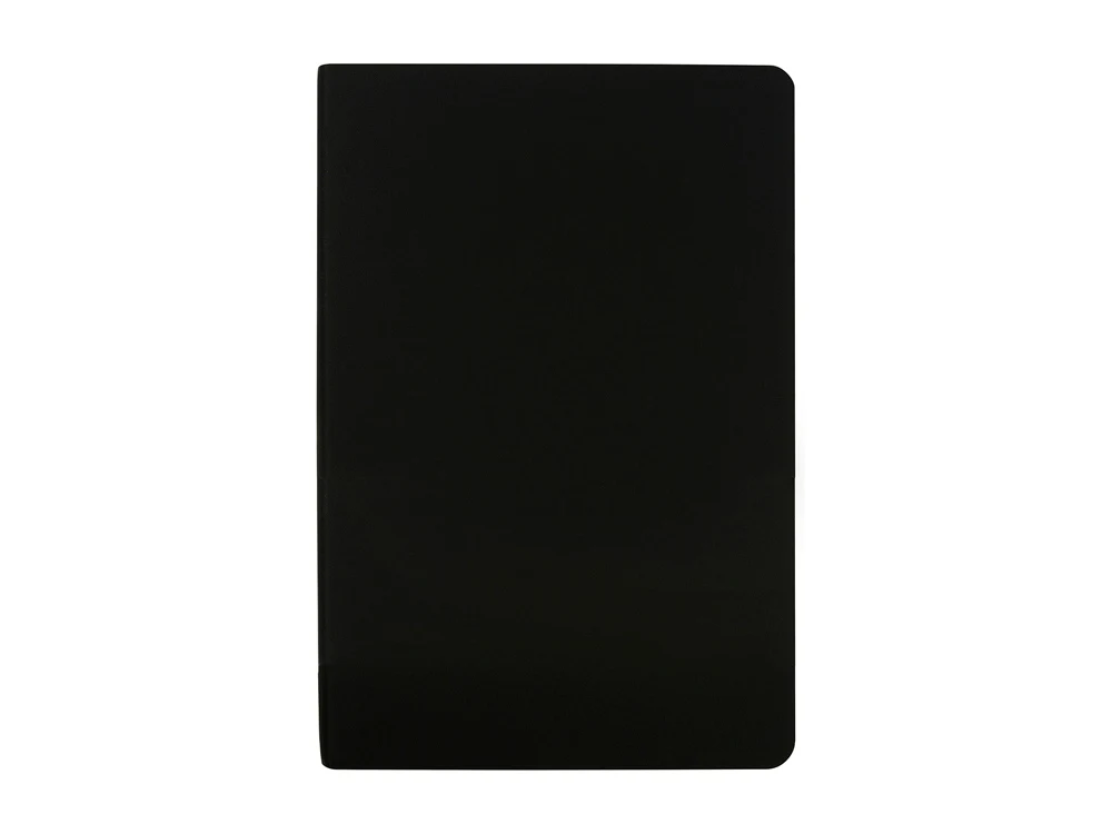 Бизнес тетрадь А5 "Megapolis flex" 60 л. soft touch клетка, черный