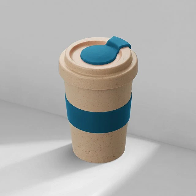 Стакан из пшеничного волокна «Flava», petrol blue