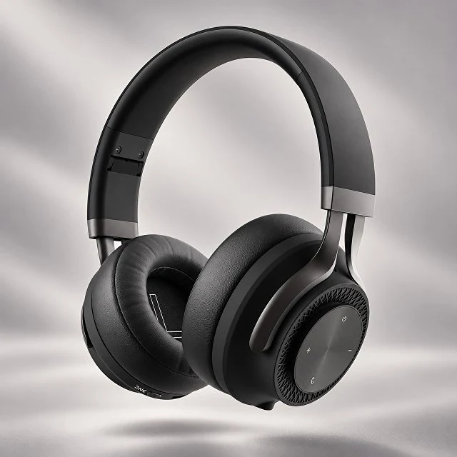 Беспроводные накладные наушники Stereo Style ANC , BT 5.0, ANC, 500мАч, черный, Deppa