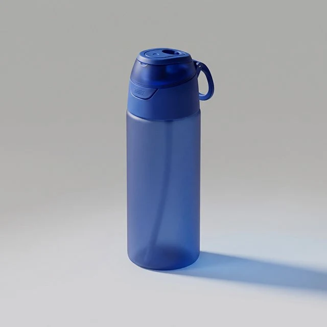 Спортивная бутылка с пульверизатором "Spray", 600мл, Waterline, синий (Р)
