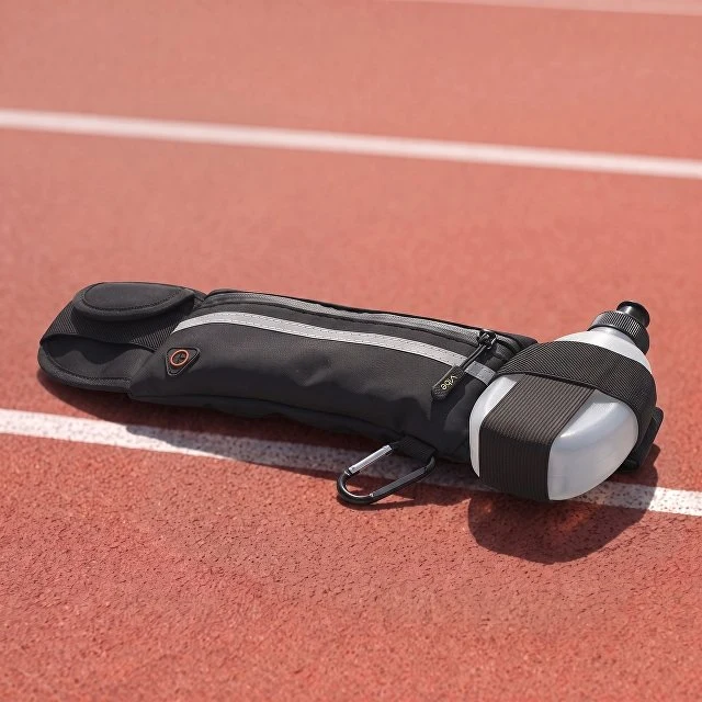 Спортивная сумка для бега с бутылкой 270ml "Marathon", черный