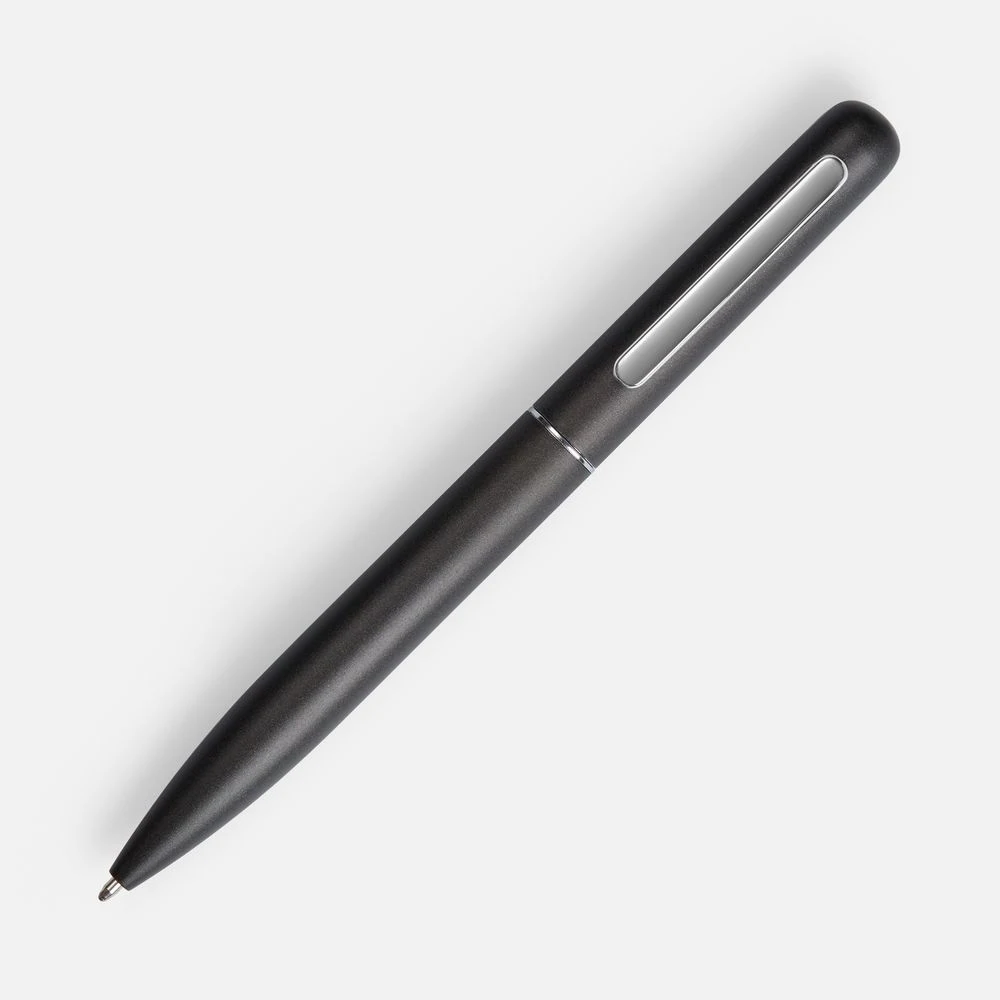 Ручка шариковая Scribo, матовая серая