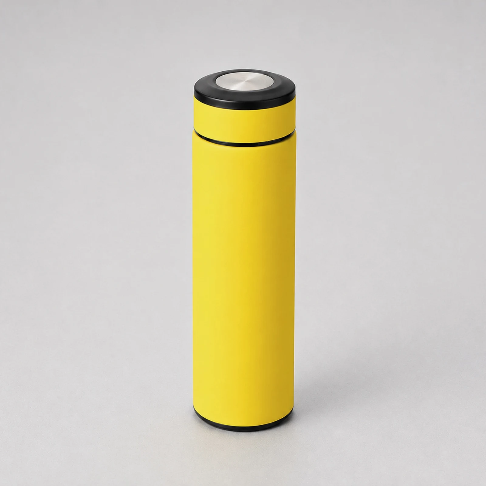 Вакуумный термос "Vacuum Flask C1", soft touch, 420мл, желтый