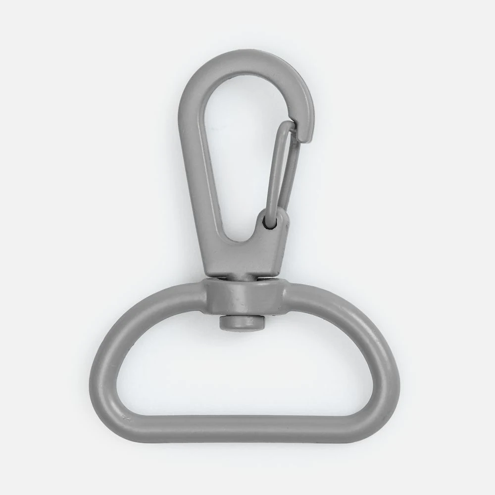 Застежка-карабин Snap Hook, L, серая