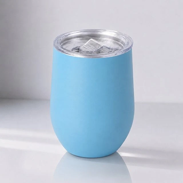 Термокружка Sense Gum, soft-touch, непротекаемая крышка, 370мл, крафтовая упаковка, голубой