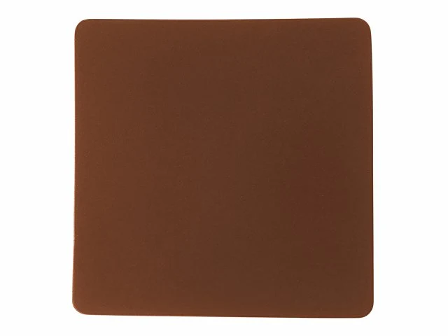 ПАТЧ КВАДРАТ soft-touch (коричневый ) 5,5 х 5,5 см