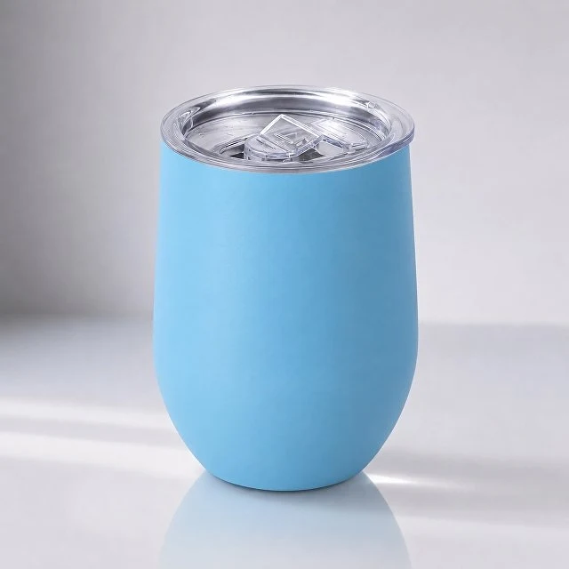 Термокружка Sense Gum, soft-touch, непротекаемая крышка, 370мл, голубой