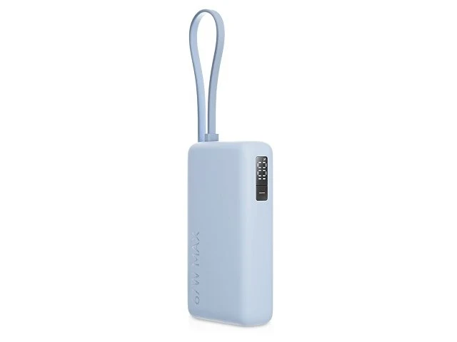 Внешний аккумулятор со встроенным кабелем Xiaomi 67W Power Bank 10000 (Integrated Cable) Ice Blue