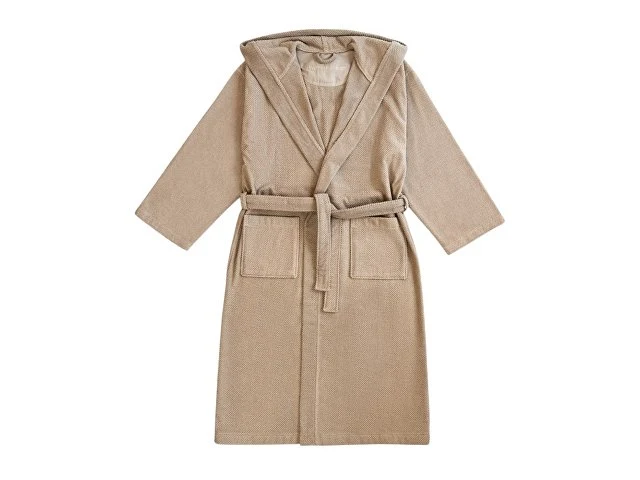 Халат Valerie Concept BRC Beige M, бежевый