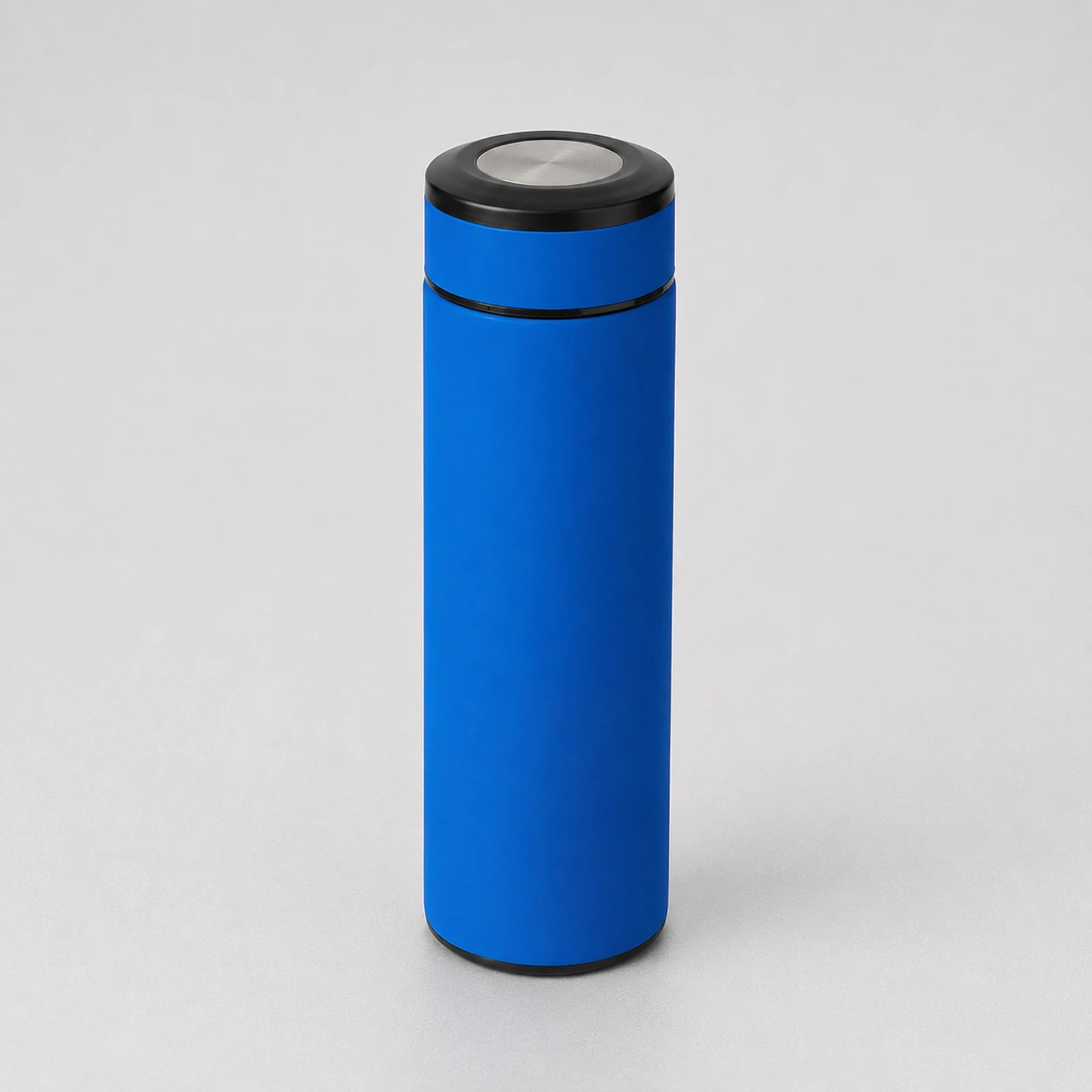 Вакуумный термос "Vacuum Flask C1", soft touch, 420мл, синий