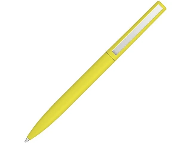 Шариковая ручка "Bright F Gum" soft-touch, желтый