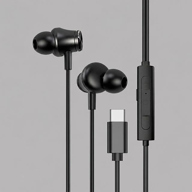Стереогарнитура Stereo Aura ANC, USB-C, черный, Deppa