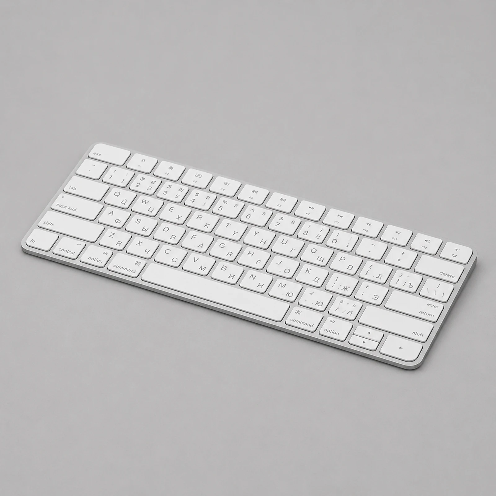 Беспроводная клавиатура Air Keyboard для MAC, Windows, 500 мАч, алюминий, белый, Deppa