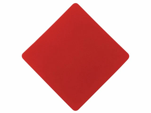 ПАТЧ РОМБ soft-touch (красный) 7,6 х 7,6 см