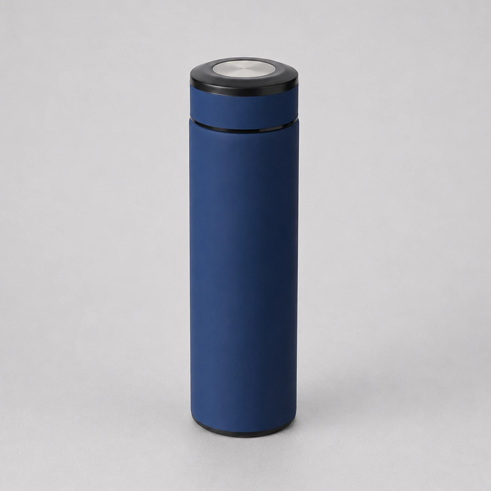 Вакуумный термос "Vacuum Flask C1", soft touch, 420мл, темно-синий