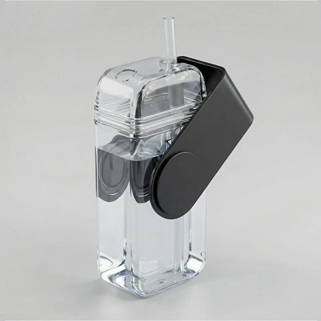 Бутылка для воды JUICY DRINK BOX, черный
