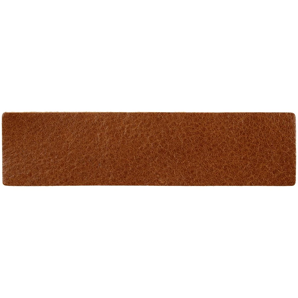 Лейбл кожаный Pasek, S, горчичный