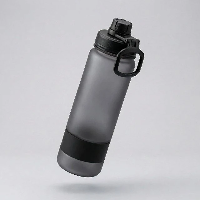 Бутылка «Misty» с ручкой, 850 мл, черный