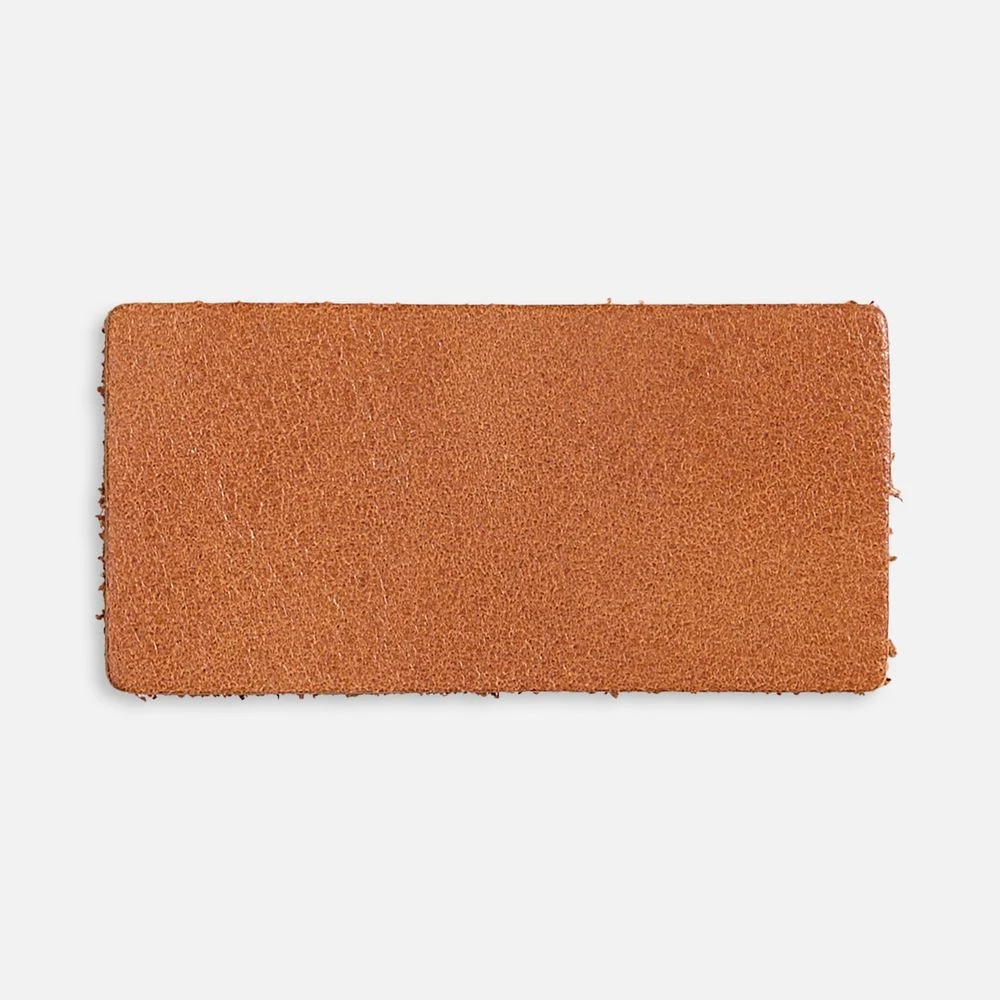 Лейбл кожаный Pasek, XS, горчичный