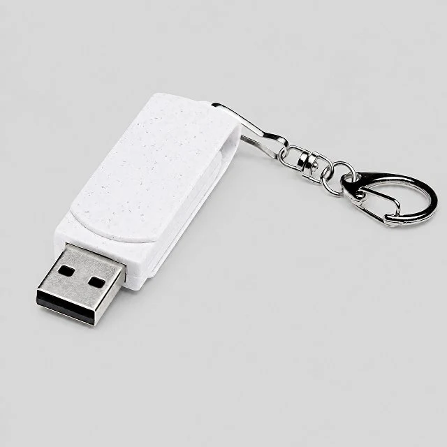 Флешка USB 2.0 Варуна на 256 ГБ, крапчатый белый