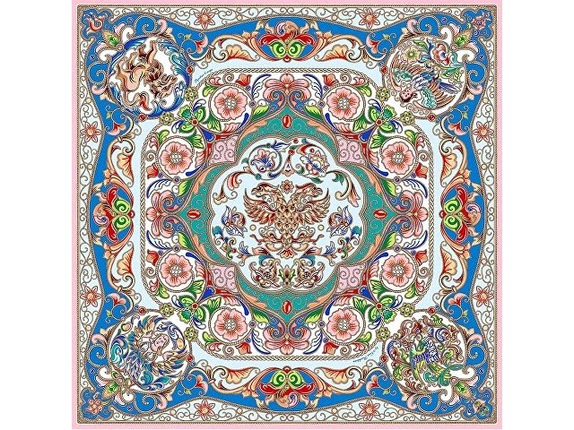 Платок «Шедевры русских эмальеров»